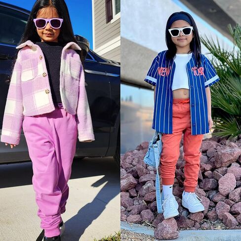 بنطال رياضي للأطفال من BIG ELEPHANT، بنطال رياضي للأولاد والبنات مع جيوب ورباط للأعمار من 3 إلى 16 عامًا in Kuwait