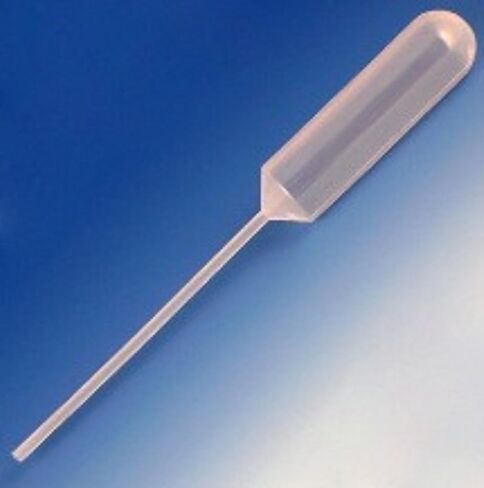 Globe Scientific 139040 LDPE Narrow Stem Transfer Pipet, Non-Sterile, Large Bulb, 15.0mL Capacity, 155mm Length, Pack of 2500 in Saudi Arabia