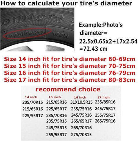 أنا فقط أريد الذهاب للتخييم غطاء الإطارات الاحتياطية واقيات العجلات مانعة لتسرب الماء عالمية للمقطورة Rv SUV شاحنة التخييم السفر مقطورة 14 بوصة in Kuwait