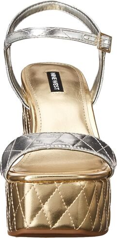 Nine West Women's Nila Squared Open Toe Platform Wedge Sandal in Saudi Arabia