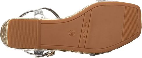 Nine West Women's Nila Squared Open Toe Platform Wedge Sandal in Saudi Arabia
