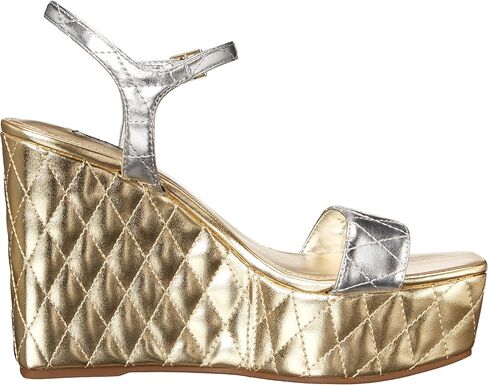Nine West Women's Nila Squared Open Toe Platform Wedge Sandal in Saudi Arabia