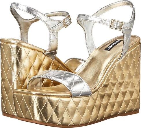 Nine West Women's Nila Squared Open Toe Platform Wedge Sandal in Saudi Arabia