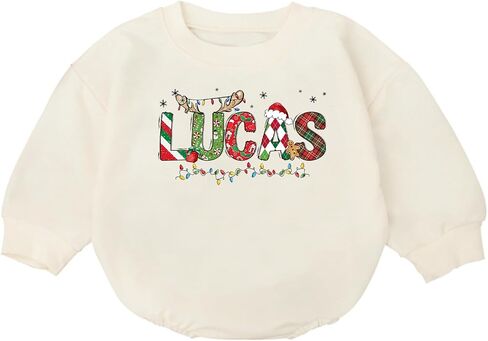 Personalized My First Christmas Baby Boy Outfit, Baby Boy Christmas Outfit, Infant Winter Attire, Newborn in Saudi Arabia