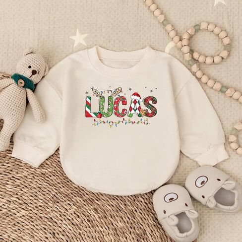 Personalized My First Christmas Baby Boy Outfit, Baby Boy Christmas Outfit, Infant Winter Attire, Newborn in Saudi Arabia