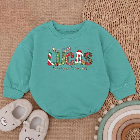 Personalized My First Christmas Baby Boy Outfit, Baby Boy Christmas Outfit, Infant Winter Attire, Newborn in Saudi Arabia