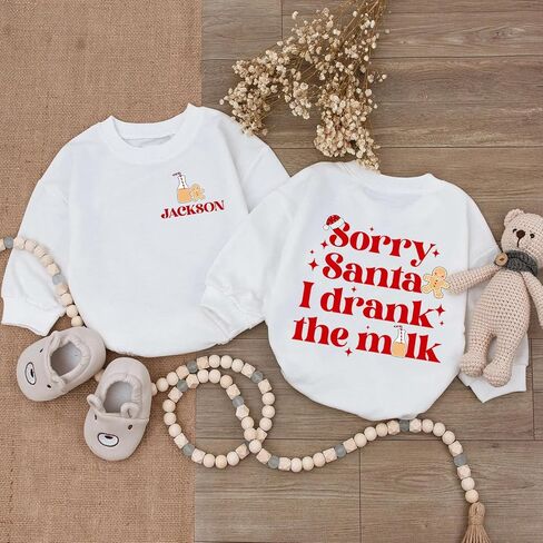 Personalized My First Christmas Baby Boy Outfit, Baby Boy Christmas Outfit, Infant Winter Attire, Newborn in Saudi Arabia
