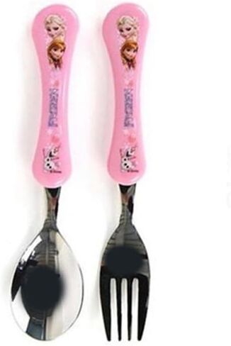 Cute Frozen Elsa Spoon and Fork, Pink in Saudi Arabia