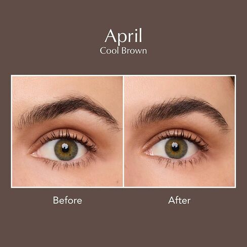 Thrive Causemetics Instant Brow Fix Semi-Permanent Eyebrow Gel, Waterproof Tinted Eye Brow Gel with Vitamin B5, Smudge-Proof, Vegan & Cruelty Free, April (Cool Brown) in Saudi Arabia