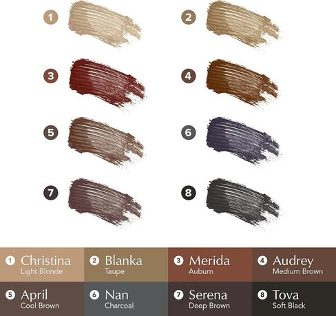 Thrive Causemetics Instant Brow Fix Semi-Permanent Eyebrow Gel, Waterproof Tinted Eye Brow Gel with Vitamin B5, Smudge-Proof, Vegan & Cruelty Free, April (Cool Brown) in Saudi Arabia