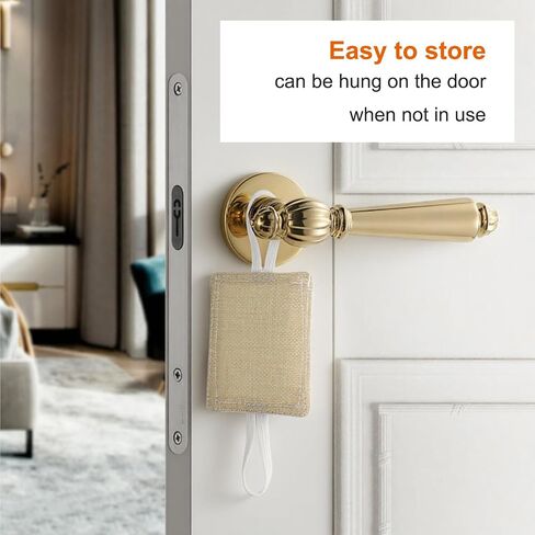 Door Cushion Door Latch Cover Quiet Close Cushion Pads & Noise-Reducing Door Closer for Baby Safety Padded Door Latch Cover with Elastic Straps (3-Pack, Yellow, 9x7cm) in Saudi Arabia