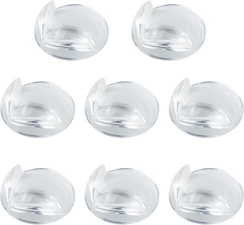 Proofing Corner Bumpers, 8 Pack Silicone Table Corner Protectors for Furniture with 3 Side Self-Adhesive, Ball-Shape Corner Covers for Sharp Edges(L,8pcs) in Saudi Arabia