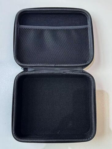 Hard Shell EVA Carrying Case for Handheld Air Duster, Compressed Air Vacuum, Endoscope & Accessories – Shockproof, Waterproof, Dustproof Storage Case with Mesh Pocket (Black) in Saudi Arabia