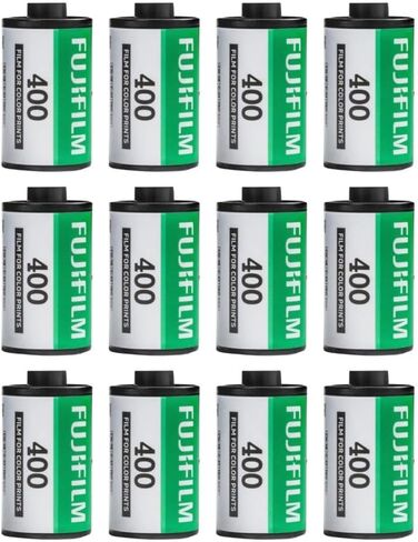 Fujifilm Fujicolor 400 Color Negative Film (35mm Roll Film, 3x36) + Sunshine Photo Microfiber Cleaning Cloth (3 Pack) in Kuwait