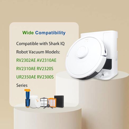 قطع غيار للمكنسة الكهربائية Shark RV2302AE IQ Robot (15 قطعة) in Kuwait