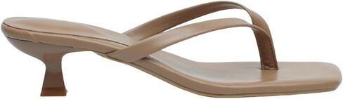 MGGMOKAY Women's Kitten Heels Sandals Square Open Toe Low Heels Flip Flops with Comfortable Memory Foam in Saudi Arabia