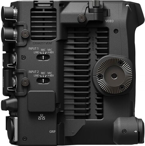 كاميرا Canon EOS C400 6K سينمائية كاملة الإطار مع حامل RF، قاعدة ثلاثية ISO، إضاءة RAW سينمائية داخلية، تصميم مضغوط (6388C002) + Canon RF 24-70 مم f/2.8L هي عدسة USM + بطاقة 128 جيجابايت + محول EF-EOS R in Saudi Arabia