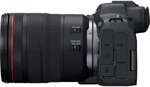 طقم كاميرا Canon EOS R6 Mark II بدون مرآة مع عدسة RF مقاس 24-105 مم f/4 | كاميرا كاملة الإطار بدقة 24.2 ميجابكسل، وتقنية Dual Pixel CMOS AF II، ومدونات الفيديو والتصوير الفوتوغرافي الاحترافي (5666C011) + بطارية LP-E6P + بطاقة سعة 64 جيجابايت + حقيبة in Saudi Arabia