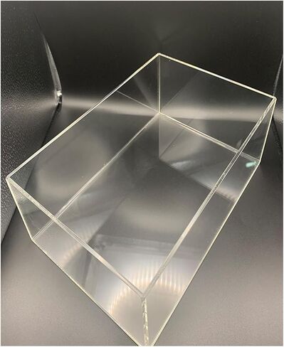 Acrylic Shallow Sink - Crystal-Clear Water Tank for Photography & Fish Habitat | Shatterproof Transparent Storage Box Multifunctional Shooting Prop & Aquarium Display(40x40x5cm/15.7x15.7x2in) in Saudi Arabia