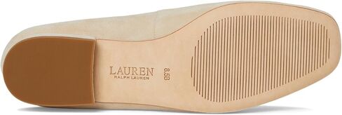 حذاء باليه نسائي مسطح من Lauren Ralph Lauren مصنوع من الجلد السويدي in Saudi Arabia