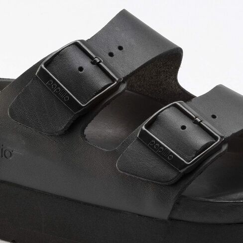 Birkenstock Women's Platform Arizona PLT Exq Blk LTR N in Saudi Arabia