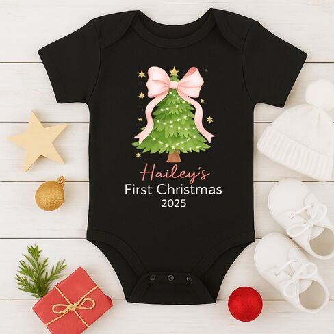 بدلة POPPOP المخصصة لعيد الميلاد الأول للطفل، زي عطلة مطبوع حسب الطلب، قطعة واحدة لحديثي الولادة للأولاد والبنات in Kuwait