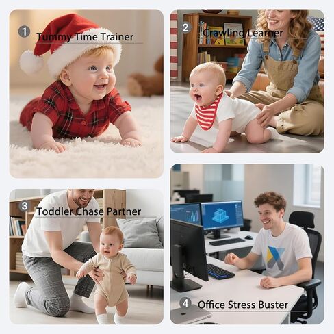 Electric Crawling Dancing Octopus Toy for Walking Baby Boy Girl 0-6 6-12 12-18 Months, Infant Tummy Time Musical Magic Dancing Squid Toy for 3 4 5 6 7 8 9 10 11 12 Toddler 1st Birthday Gift in Saudi Arabia