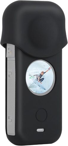 Full Body Dust-Proof Silicone Protective Case for Insta360 ONE X2(Black) in Saudi Arabia
