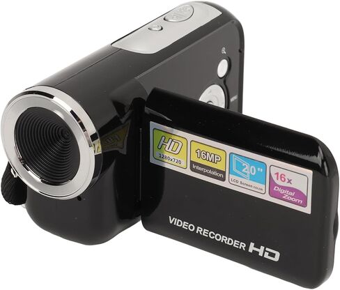Camcorder, 16MP 1080P HD 16X Zoom 2inch Display Digital Video Camera, Portable Handheld Camera with Strap in Saudi Arabia