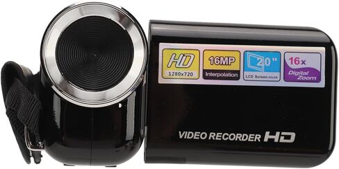 Camcorder, 16MP 1080P HD 16X Zoom 2inch Display Digital Video Camera, Portable Handheld Camera with Strap in Saudi Arabia