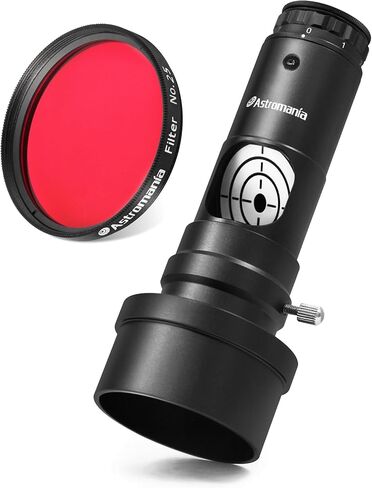 Astromania 2" Color/Planetary Filter for Telescope - #25 Red - Bundle with - 1.25 Inch Laser Collimator with 2 Inch Adapter in Saudi Arabia