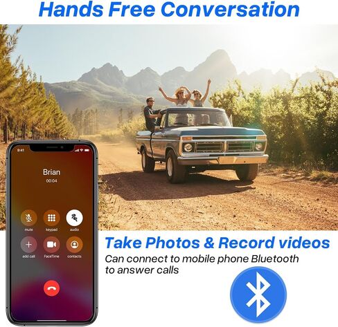 Sunglasses Action Cam HD 1080P Bluetooth Smart Glasses Video Camera Wearable Sunglasses Sport Camera Support Bluetooth Player Music for Driving, Fishing and Hiking Etc. in Saudi Arabia