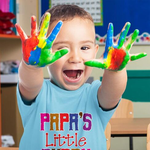 Toddler T-Shirt Papa's Little Buddy Grandpa Grandfather Boy & Girl Clothes in Saudi Arabia