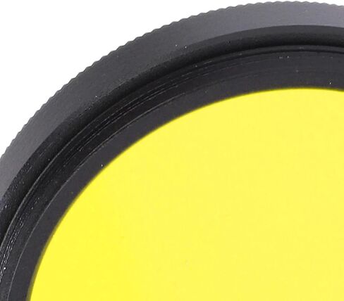 37mm Full Color Lens Filter Scratch Resistance Waterproof Full Color Filter Kit for SLR CameraYellow in Saudi Arabia