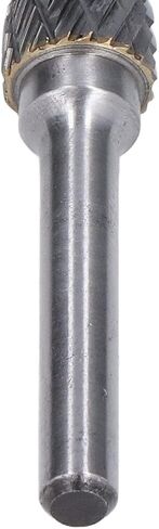 2 Groove Rotary File Burr, 2 Cut Pointed Arc Shape Die Grinder Drill Bit with 6mm Shank for Metal Products, Tool Manufacturing, Engineering in Saudi Arabia