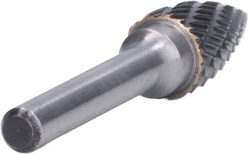 2 Groove Rotary File Burr, 2 Cut Pointed Arc Shape Die Grinder Drill Bit with 6mm Shank for Metal Products, Tool Manufacturing, Engineering in Saudi Arabia