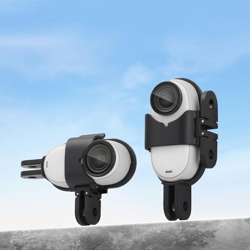 Plastic Action Camera Cage Vertical & Horizontal Mount for Insta360 GO 3/3S Camera in Saudi Arabia