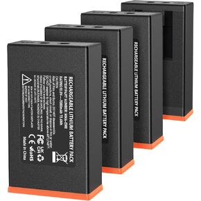4 Pack Rechargeable Battery for Edge Series Cellular Trail Camera 7000mAh Lithium-Ion Battery Compatible with Moultrie Edge, Edge PRO, Edge 2, Edge 2 PRO in Kuwait