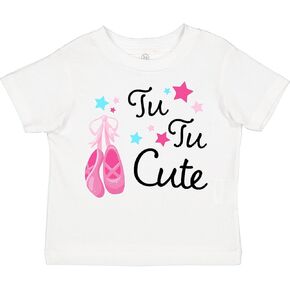 inktastic Tu Tu Cute- Ballet Dancing Shoes Toddler T-Shirt in Kuwait