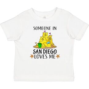 inktastic Someone in San Diego Loves Me Baby T-Shirt in Kuwait