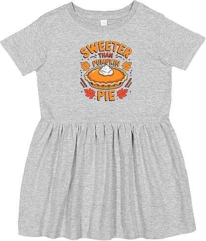 inktastic Sweeter Than Pumpkin Pie Toddler Dress in Saudi Arabia