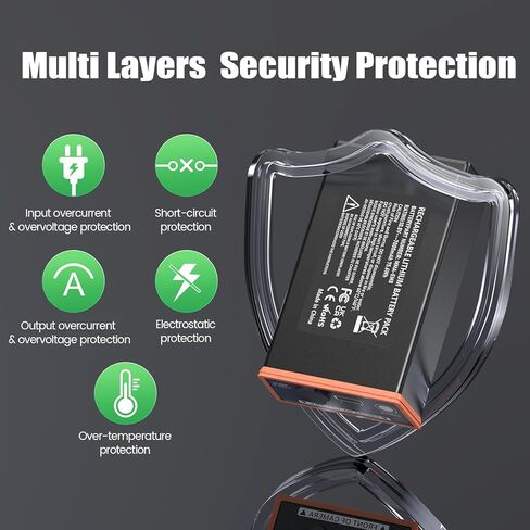 4 Pack Rechargeable Battery for Edge Series Cellular Trail Camera 7000mAh Lithium-Ion Battery Compatible with Moultrie Edge, Edge PRO, Edge 2, Edge 2 PRO in Kuwait