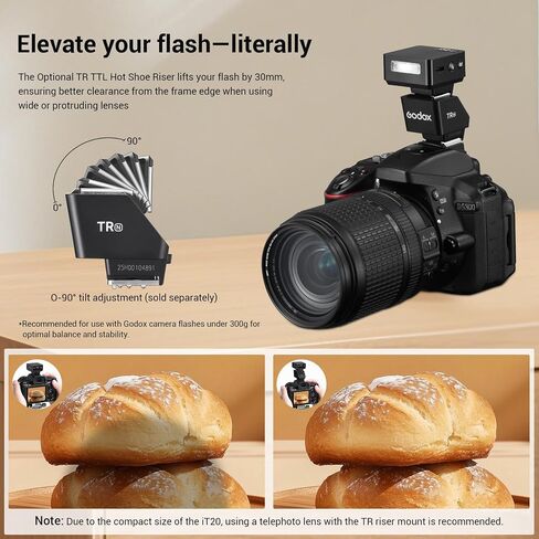 Godox iT20-F Silver Compact Camera Flash - Upgraded from iM20 with TTL Function & Magnetic Accessories, 45g Lightweight, 700+ Flashes, 1.5s Recycling, USB-C Charging, Compatible with FujiFilm Cameras in Saudi Arabia