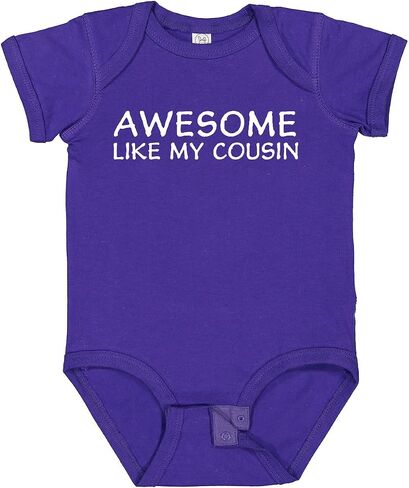 inktastic Awesome Like My Cousin Baby Bodysuit in Saudi Arabia