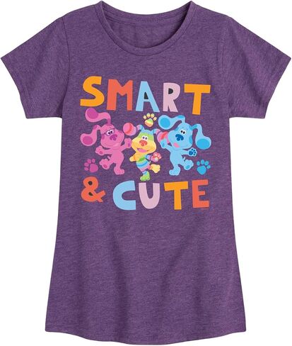 أدلة الأزرق وأنت! Hybrid Apparel Smart & Cute - تي شيرت برسومات بأكمام قصيرة للفتيات الصغيرات والشباب in Kuwait
