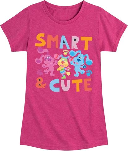أدلة الأزرق وأنت! Hybrid Apparel Smart & Cute - تي شيرت برسومات بأكمام قصيرة للفتيات الصغيرات والشباب in Kuwait