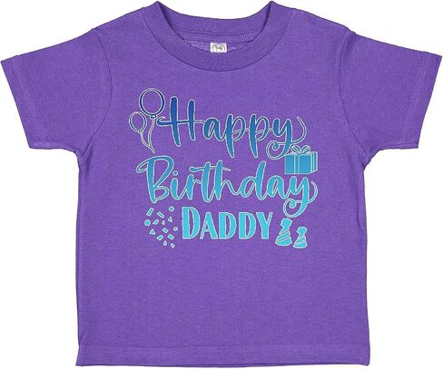 inktastic Blue Happy Birthday Daddy Toddler T-Shirt in Saudi Arabia