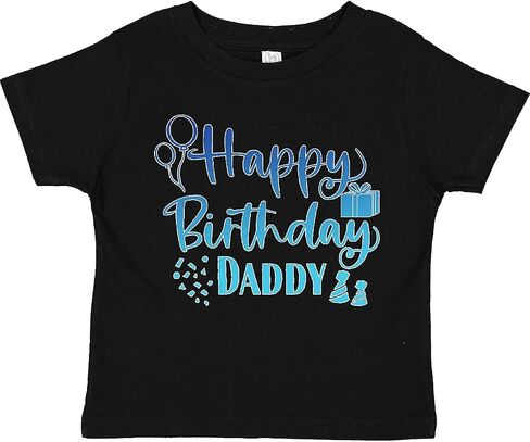 inktastic Blue Happy Birthday Daddy Toddler T-Shirt in Saudi Arabia