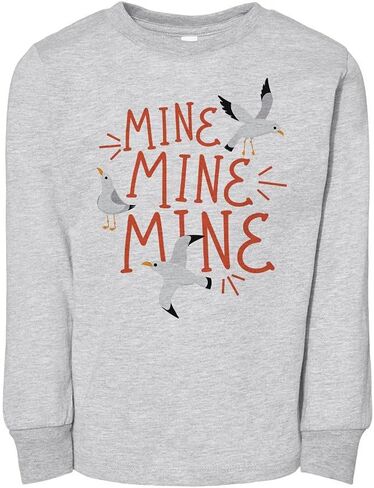 Mine Mine Mine Toddler Kids Long Sleeve T-Shirt in Saudi Arabia
