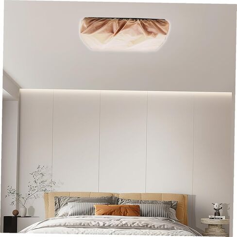 Uonlytech Square Lampshade Accessory Soft Light Diffuser Ceiling Shade for Nursery Anti-glare Fabric Cover Protects Eyes Easy to Install Fits Pendant Flush Mount Lights in Saudi Arabia